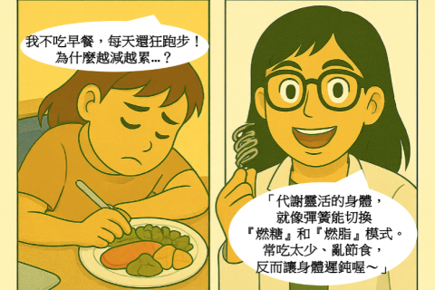 【你越努力，代謝反而越不理你？】
