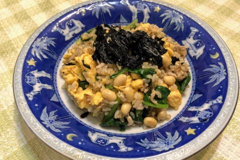 豬肉大豆糙米飯