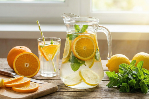 你也在為不愛喝水煩惱嗎?教你一招自製風味水